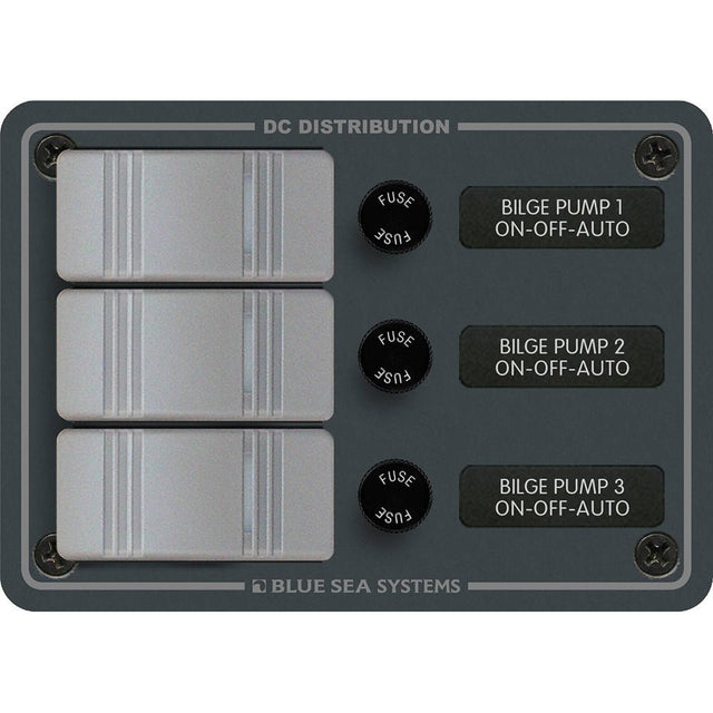 Blue Sea 8665 Contura 3 Bilge Pump Control Panel - CW94478 - Avanquil