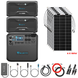 Bluetti AC200MAX + Optional B300 Batteries + Solar Panels Complete Solar Generator Kit - BP-AC200Max+B300[2]+RS-F100[6]+RS-30102-T2 - Avanquil