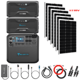 Bluetti AC200MAX + Optional B300 Batteries + Solar Panels Complete Solar Generator Kit - BP-AC200Max+B300[2]+RS-M100[6]+RS-30102-T2 - Avanquil