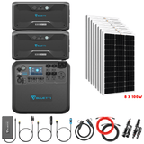 Bluetti AC200MAX + Optional B300 Batteries + Solar Panels Complete Solar Generator Kit - BP-AC200Max+B300[2]+RS-M100[8]+RS-30102-T2 - Avanquil