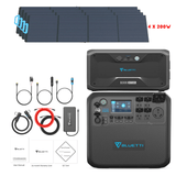 Bluetti AC200MAX + Optional B300 Batteries + Solar Panels Complete Solar Generator Kit - BP-AC200Max+B300+PV200[4]+RS-30102 - Avanquil