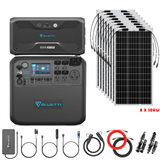 Bluetti AC200MAX + Optional B300 Batteries + Solar Panels Complete Solar Generator Kit - BP-AC200Max+B300+RS-F100[8]+RS-30102-T2 - Avanquil