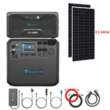 Bluetti AC200MAX + Optional B300 Batteries + Solar Panels Complete Solar Generator Kit - BP-AC200Max+B300+RS-M200[2]+RS-30102 - Avanquil