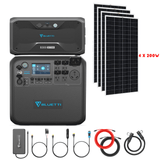 Bluetti AC200MAX + Optional B300 Batteries + Solar Panels Complete Solar Generator Kit - BP-AC200Max+B300+RS-M200[4]+RS-30102 - Avanquil