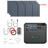 Bluetti AC200MAX + Optional B300 Batteries + Solar Panels Complete Solar Generator Kit - BP-AC200Max+PV350[3]+RS-30102 - Avanquil
