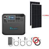 Bluetti AC200MAX + Optional B300 Batteries + Solar Panels Complete Solar Generator Kit - BP-AC200Max+RS-M200[2]+RS-30102 - Avanquil