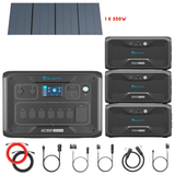 Bluetti AC300 Inverter Module + B300 Expansion Batteries + Solar Panels Complete Solar Generator Kit - Avanquil