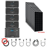 Bluetti AC300 Inverter Module + B300 Batteries + Solar Panels Complete Solar Generator Kit - BP-AC300+B300[4]+RS-M200[10]+RS-50102[2] - Avanquil