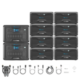 Bluetti [DUAL] AC300 6,000W 240V Split Phase + B300 Batteries - BP-AC300B300[2]+P030A+B300[6] - Avanquil