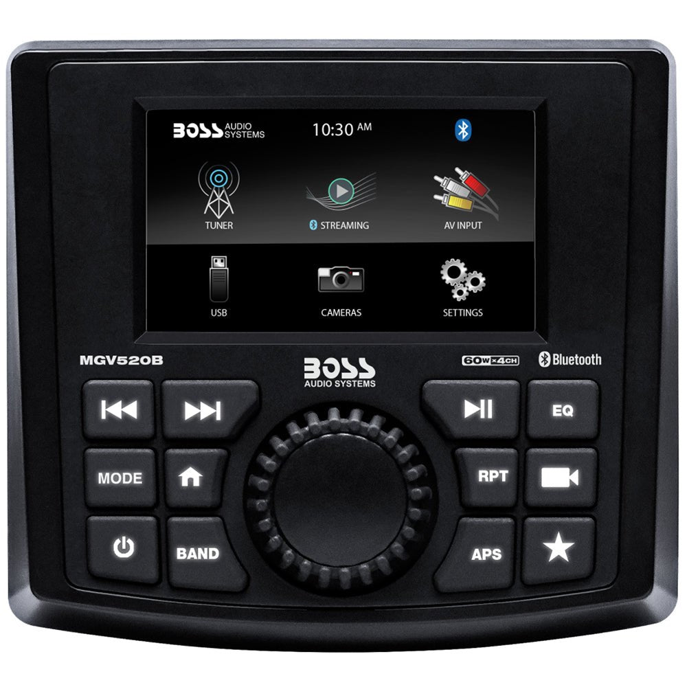 Boss Audio Marine Gauge Receiver - AM/FM/BT/USB/Rear Camera - MGV520B - CW89227 - Avanquil