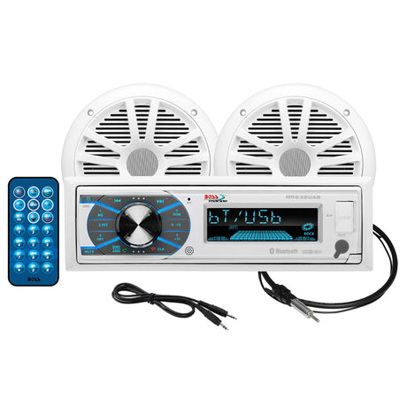 Boss Audio MCK632WB.6 Package w/AM/FM Stereo & Pair of 6.5" Speakers - CW67707 - Avanquil