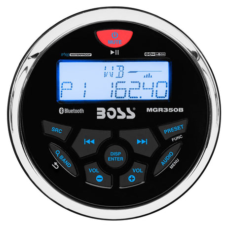 Boss Audio MGR350B Marine Gauge Style Radio - MP3/AM/FM/RDS Receiver - CW54587 - Avanquil