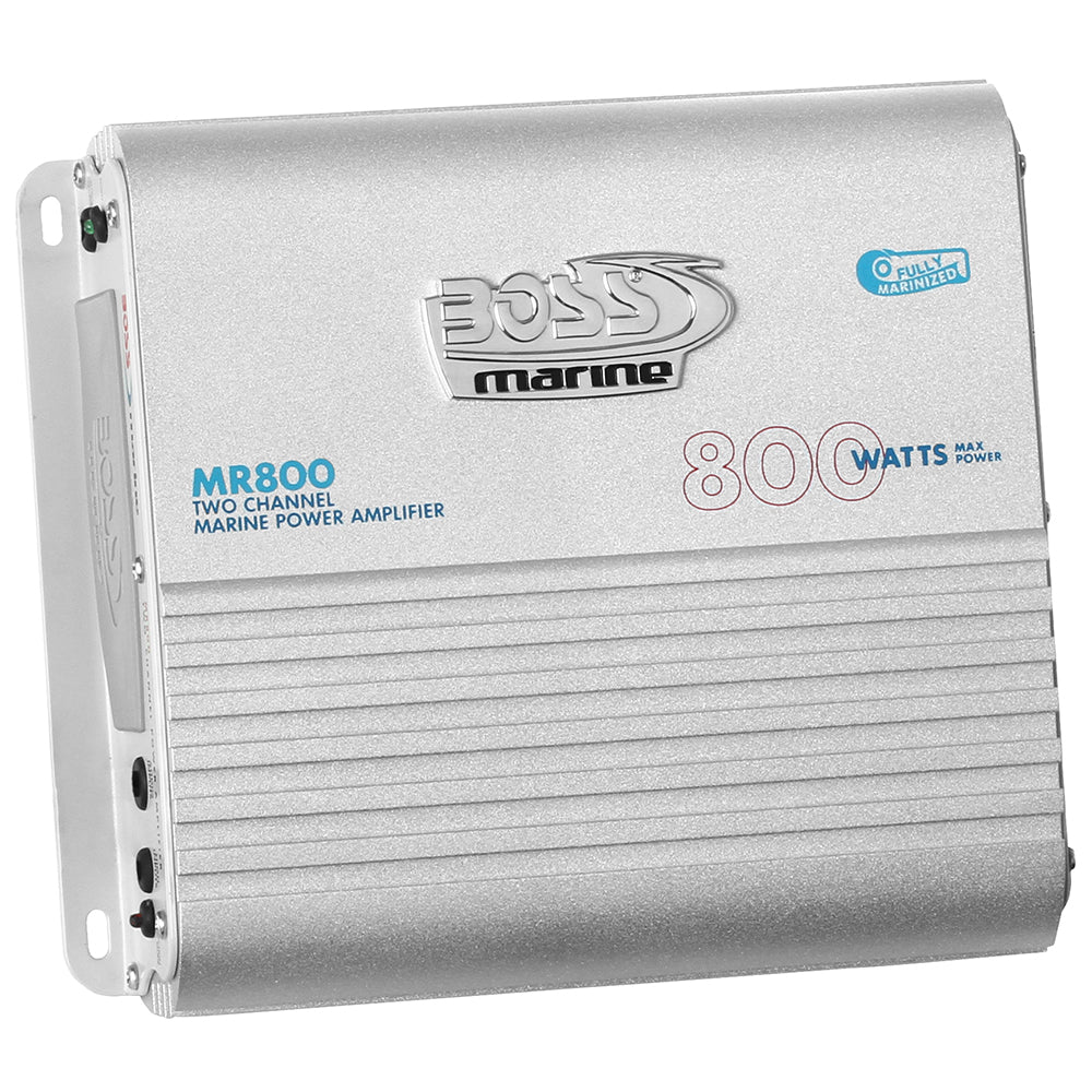 Boss Audio MR800 Marine Power Amplifier 2-Channel MOSFET Bridgeable - CW32621 - Avanquil