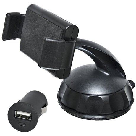 Bracketron Twist N Grip w/USB Socket Charger - BT1-541-1 - CW57613 - Avanquil