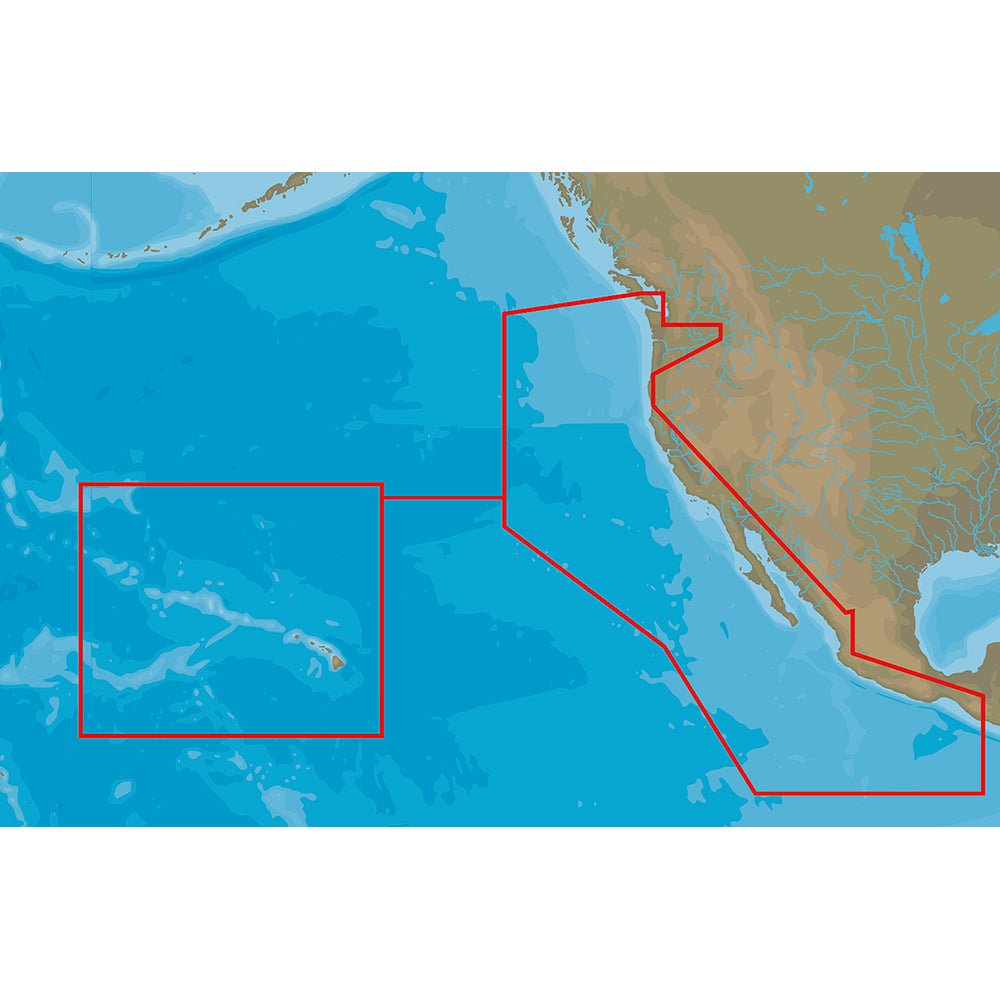 C-MAP 4D NA-D024 - USA West Coast & Hawaii - Full Content - NA-D024-FULL - CW48109 - Avanquil