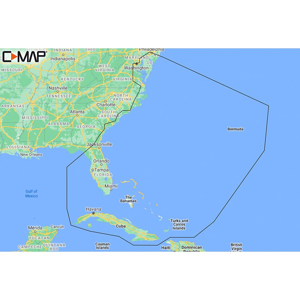 C-MAP M-NA-Y203-MS Chesapeake Bay to Bahamas REVEAL™ Coastal Chart - CW87527 - Avanquil