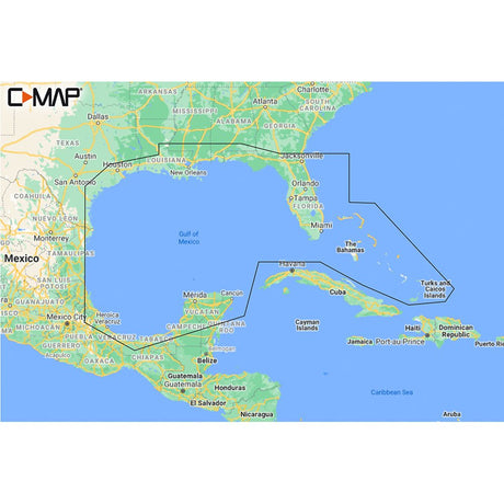 C-MAP M-NA-Y204-MS Gulf of Mexico to Bahamas REVEAL™ Coastal Chart - CW87528 - Avanquil