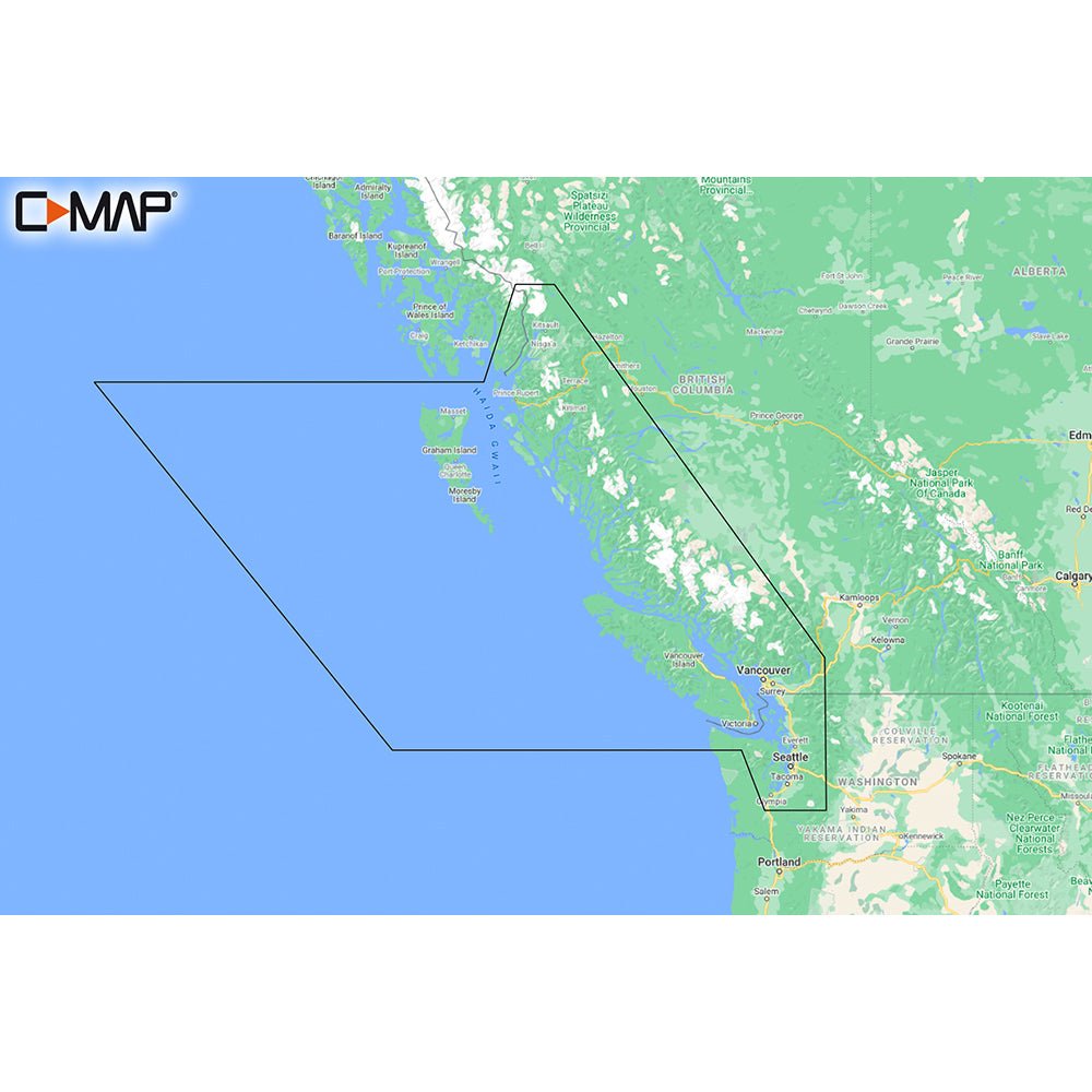 C-MAP M-NA-Y207-MS Columbia & Puget Sound REVEAL™ Coastal Chart - CW87531 - Avanquil