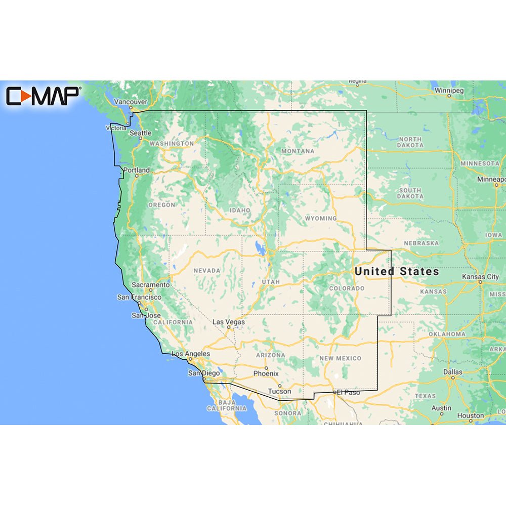 C-MAP M-NA-Y211-MS US Lakes West REVEAL™ Inland Chart - CW87546 - Avanquil
