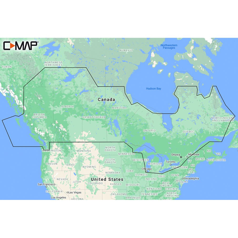 C-MAP M-NA-Y216-MS Canada Lakes REVEAL™ Inland Chart - CW87550 - Avanquil