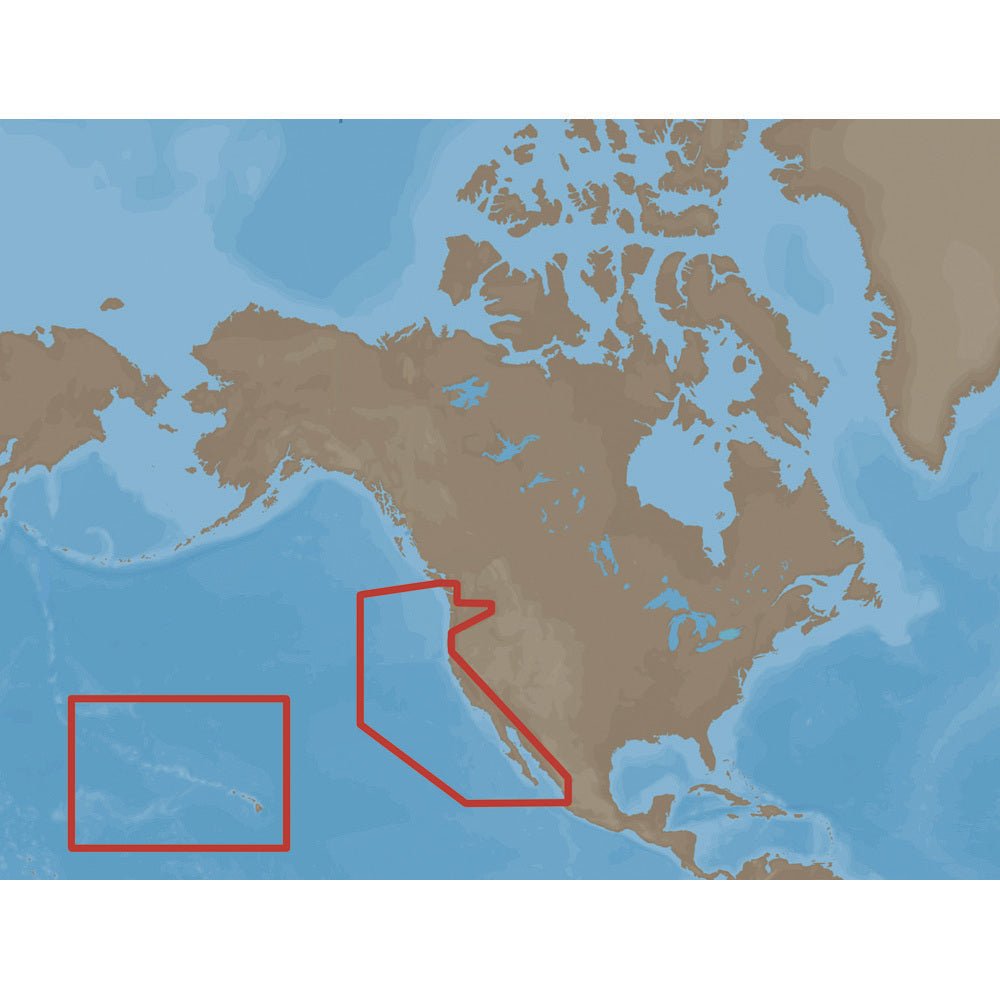 C-MAP MAX NA-M024 - U.S. West Coast & Hawaii - SD™ Card - NA-M024SDCARD - CW30147 - Avanquil