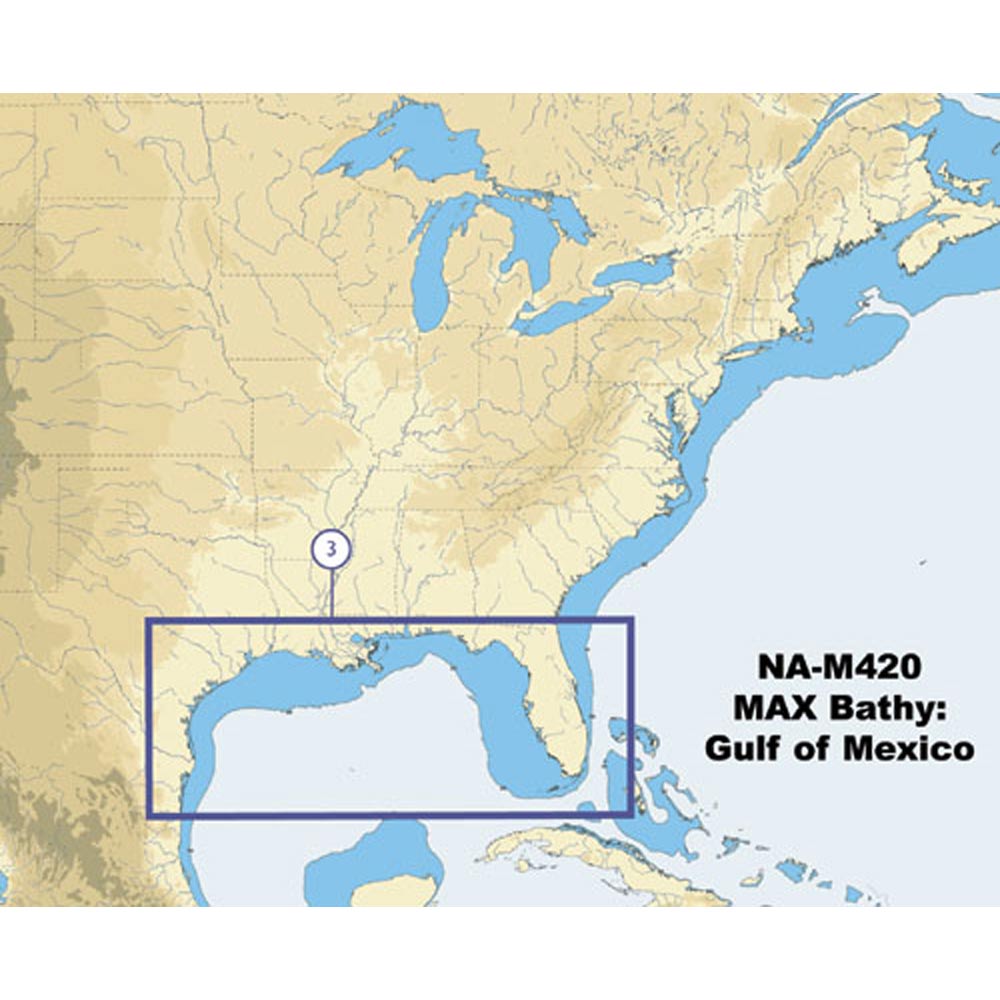 C-Map NA-M420 Gulf of Mexico Bathy Chart - C-Card - NA-M420C-CARD - CW28216 - Avanquil