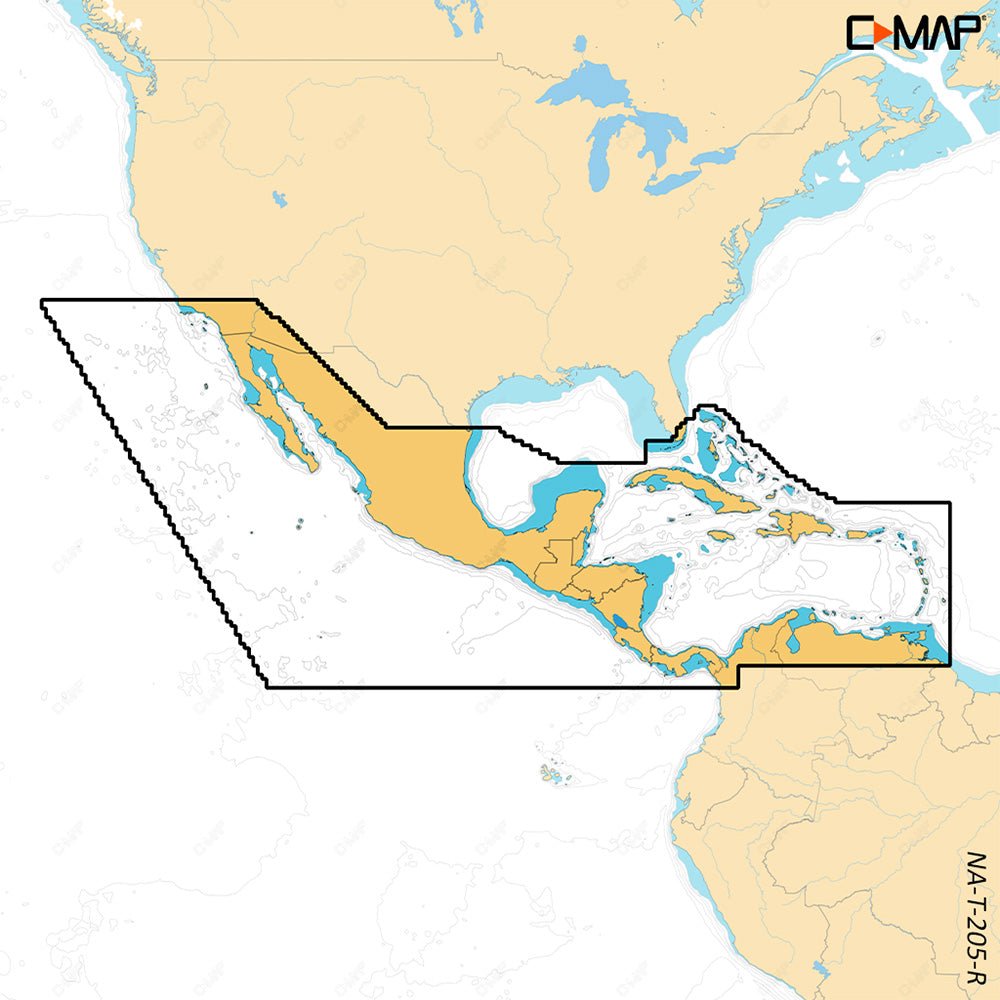C-MAP REVEAL™ X - Central America & Caribbean - M-NA-T-205-R-MS - CW93620 - Avanquil