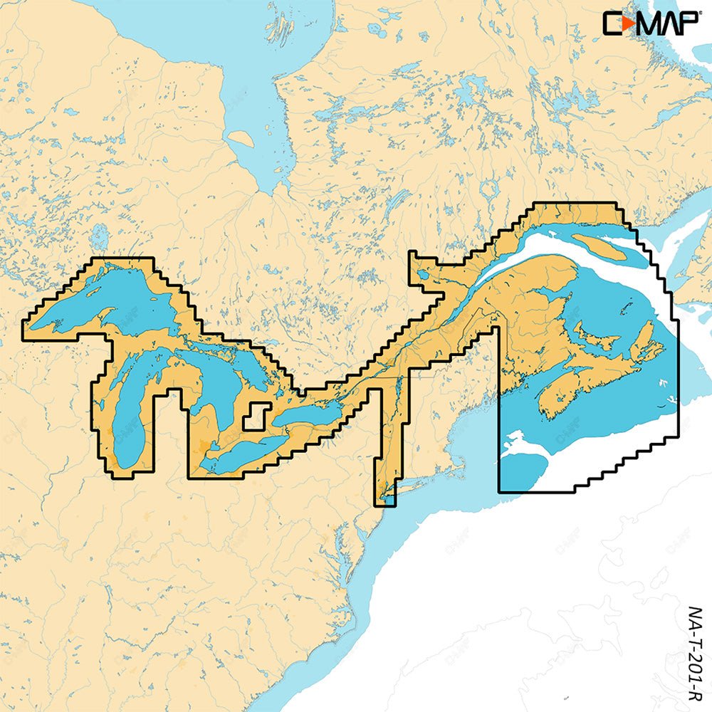 C-MAP REVEAL™ X - Great Lakes to Nova Scotia - M-NA-T-201-R-MS - CW93616 - Avanquil