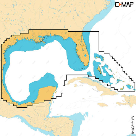 C-MAP REVEAL™ X - Gulf of Mexico & Bahamas - M-NA-T-204-R-MS - CW93619 - Avanquil
