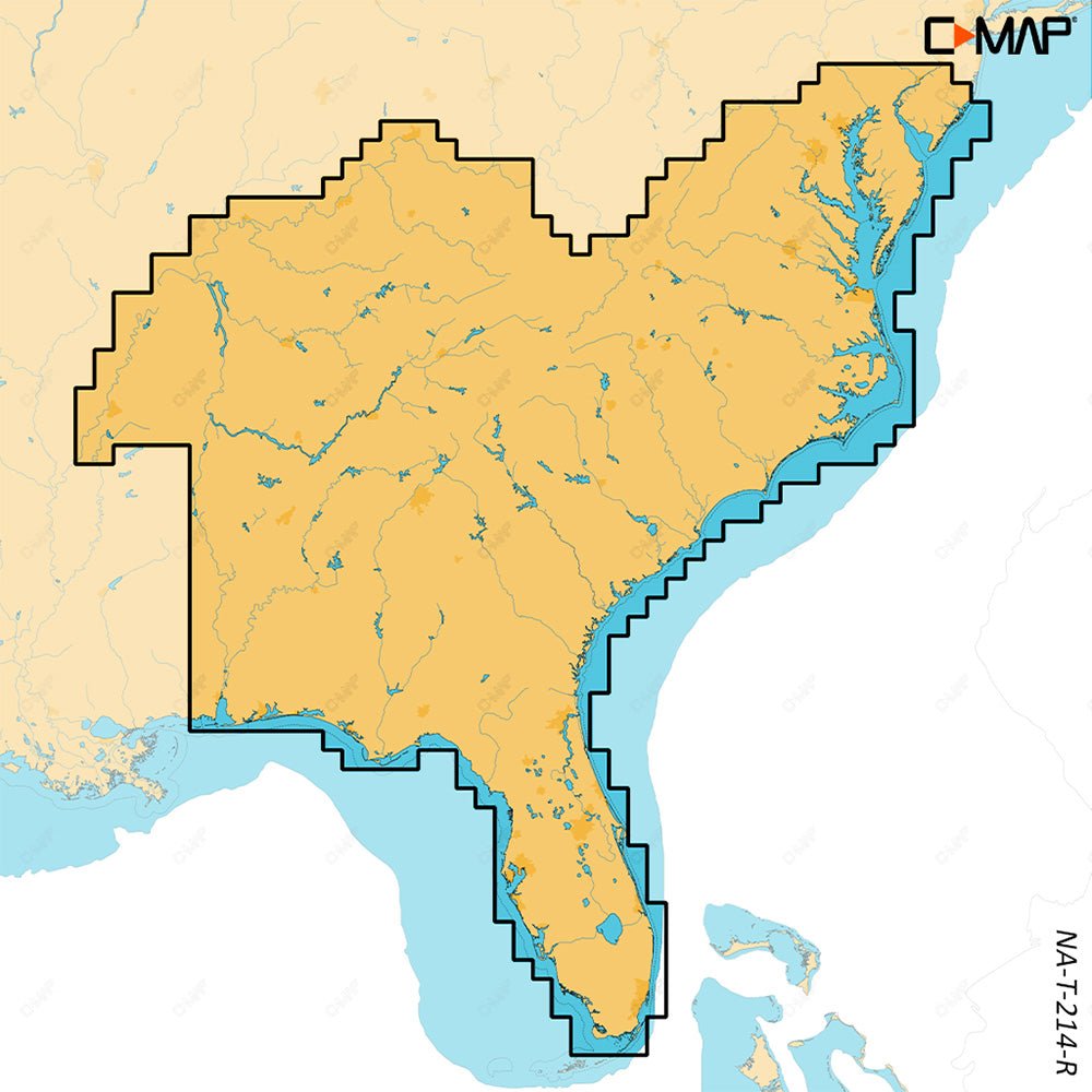 C-MAP REVEAL™ X - U.S. Lakes South East - M-NA-T-214-R-MS - CW93629 - Avanquil