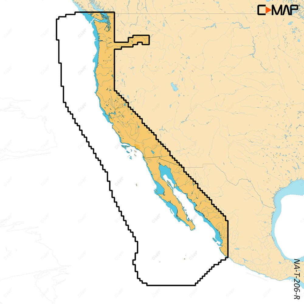 C-MAP REVEAL™ X - U.S. West Coat & Baja California - M-NA-T-206-R-MS - CW93621 - Avanquil