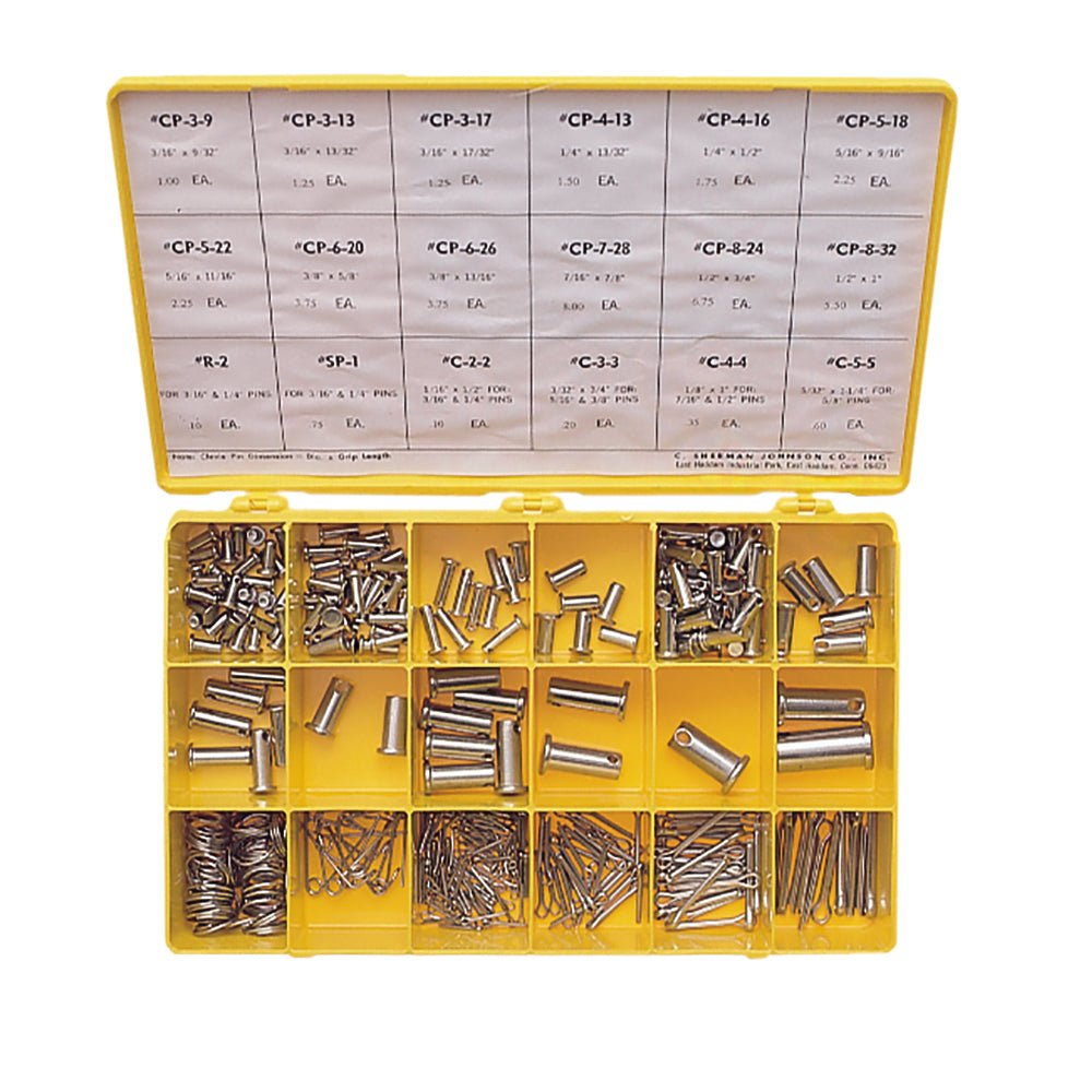 C. Sherman Johnson Cotter, Ring & Clevis Pin Parts Kit - 37-503 - CW71577 - Avanquil