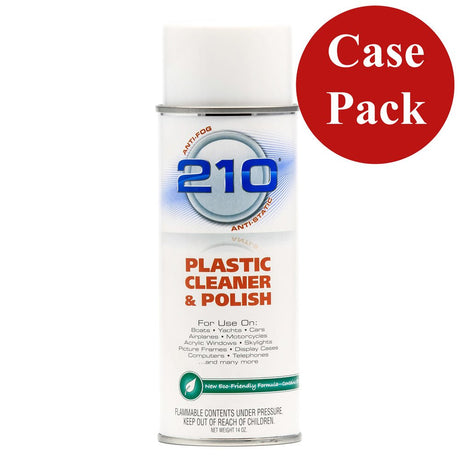 Camco 210 Plastic Cleaner Polish - 14oz Spray - Case of 12 - 40934CASE - CW57422 - Avanquil