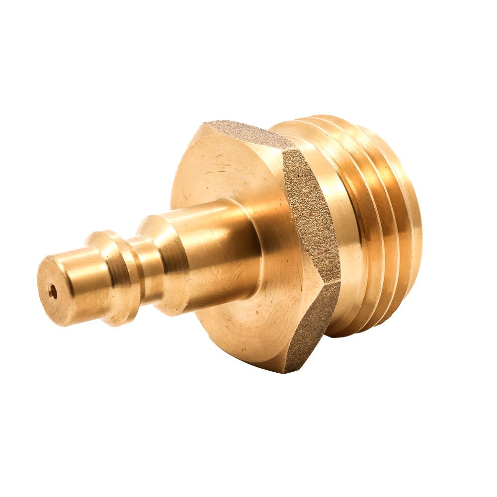 Camco Blow Out Plug - Brass - Quick-Connect Style - 36143 - CW62991 - Avanquil