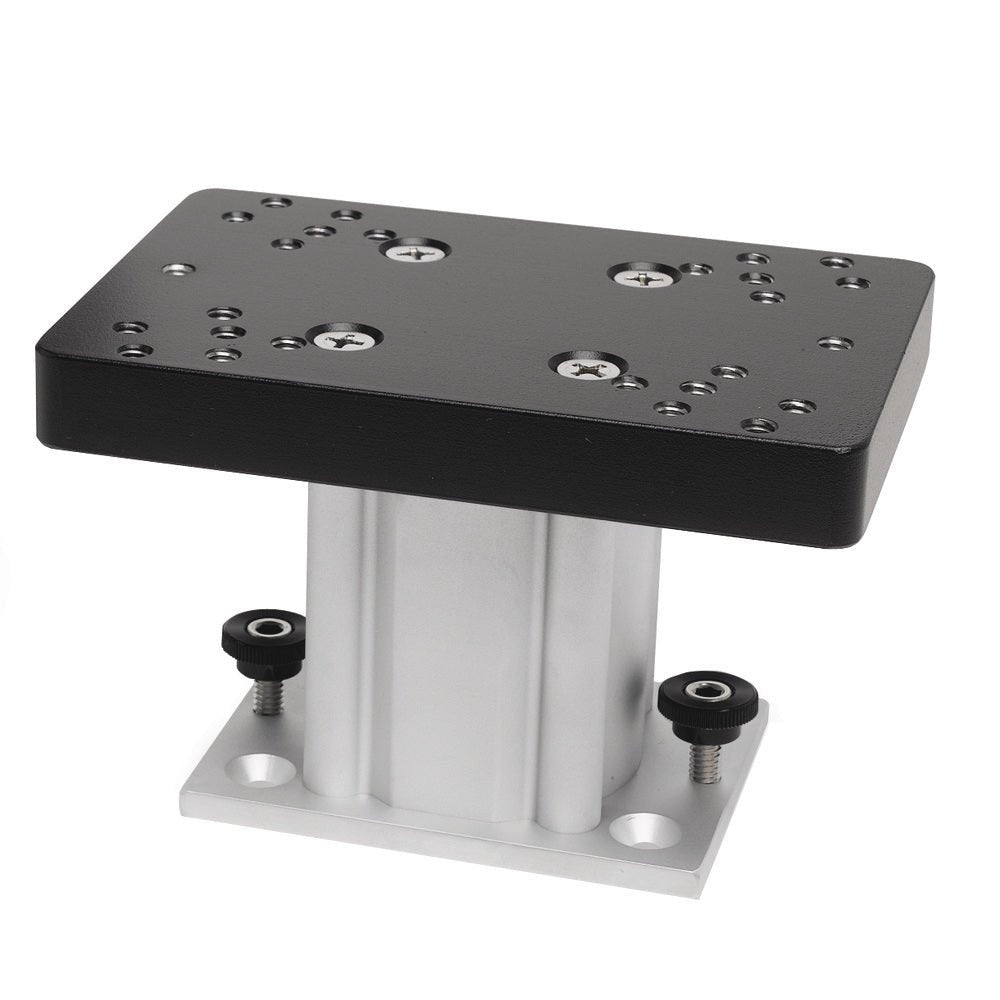 Cannon Aluminum Fixed Base Downrigger Pedestal - 4" - 1904030 - CW33695 - Avanquil
