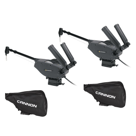 Cannon Optimum™ 10 BT Electric Downrigger 2-Pack w/Black Covers - 1902335X2/COVERS - CW86877 - Avanquil