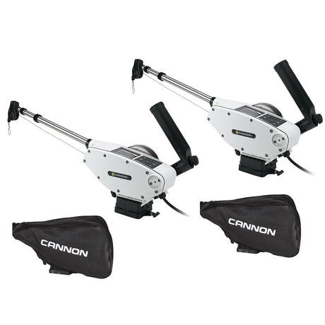 Cannon Optimum™ 10 Tournament Series (TS) BT Electric Downrigger 2-Pack w/Black Covers - 1902340X2/COVERS - CW86876 - Avanquil