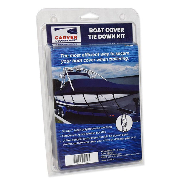 Carver Boat Cover Tie Down Kit - 61000 - CW82114 - Avanquil