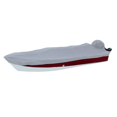 Carver Performance Poly-Guard Styled-to-Fit Boat Cover f/15.5' V-Hull Side Console Fishing Boats - Grey - 72215P-10 - CW81819 - Avanquil