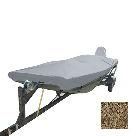 Carver Performance Poly-Guard Styled-to-Fit Boat Cover f/16.5' Open Jon Boats - Shadow Grass - 74203C-SG - CW81857 - Avanquil