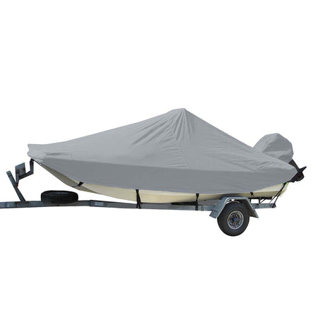 Carver Sun-DURA® Styled-to-Fit Boat Cover f/16.5' Bay Style Center Console Fishing Boats - Grey - 71016S-11 - CW90932 - Avanquil