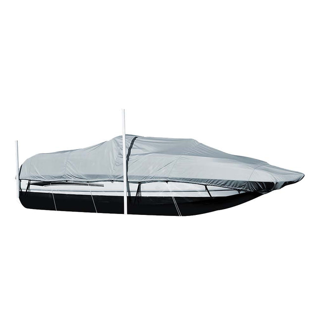 Carver Sun-DURA® Styled-to-Fit Boat Cover f/21.5' Sterndrive Deck Boats w/Walk-Thru Windshield - Grey - 95121S-11 - CW91220 - Avanquil
