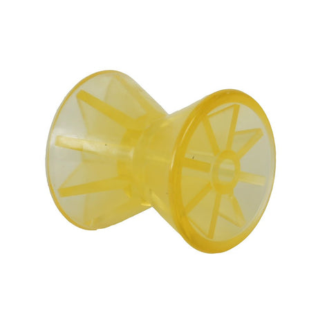 C.E. Smith Bow Roller - Yellow PVC - 4" x 1/2" ID - 29543 - CW74096 - Avanquil