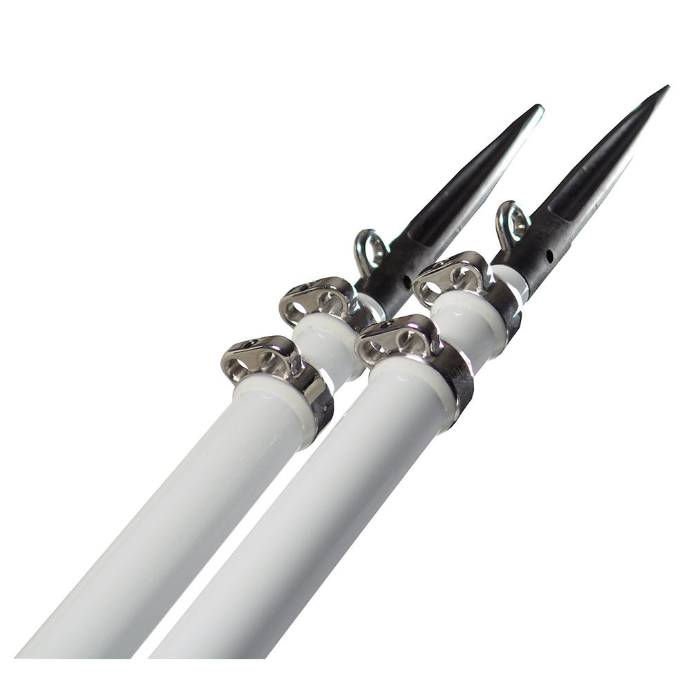 C.E. Smith Gen2 Carbon Fiber Outriggers - 16.5' - White - Pair - 56515 - CW74068 - Avanquil