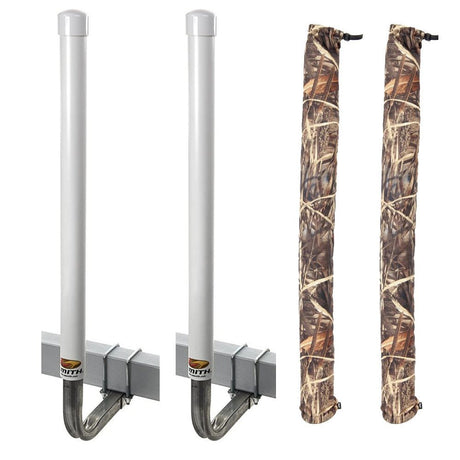 C.E. Smith PVC 40" Post Guide-On w/Unlighted Posts & Camo Wet Lands Post Guide-On Pads - 27620-902 - CW97797 - Avanquil