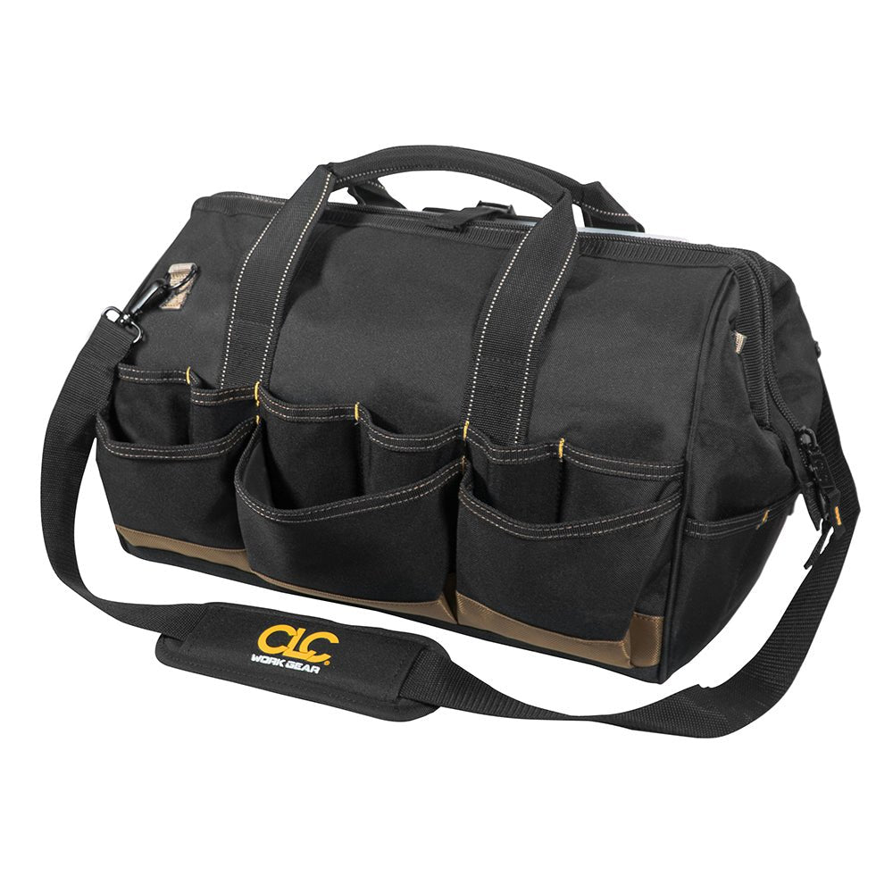 CLC 1535 Tool Bag w/ Top-Side Plastic Parts Tray - 18" - CW46888 - Avanquil