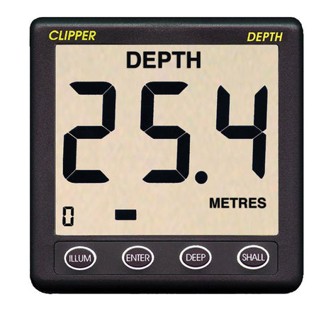 Clipper Depth Instrument w/Thru Hull Transducer & Cover - CL-D - CW37327 - Avanquil