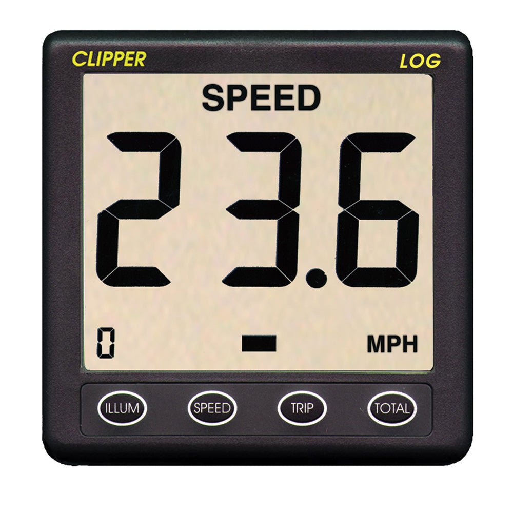 Clipper Speed Log Instrument w/Transducer & Cover - CL-S - CW37333 - Avanquil