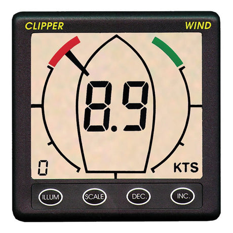 Clipper Tactical True Apparent Wind Display Repeater - CLIP-TWNDRP - CW70144 - Avanquil