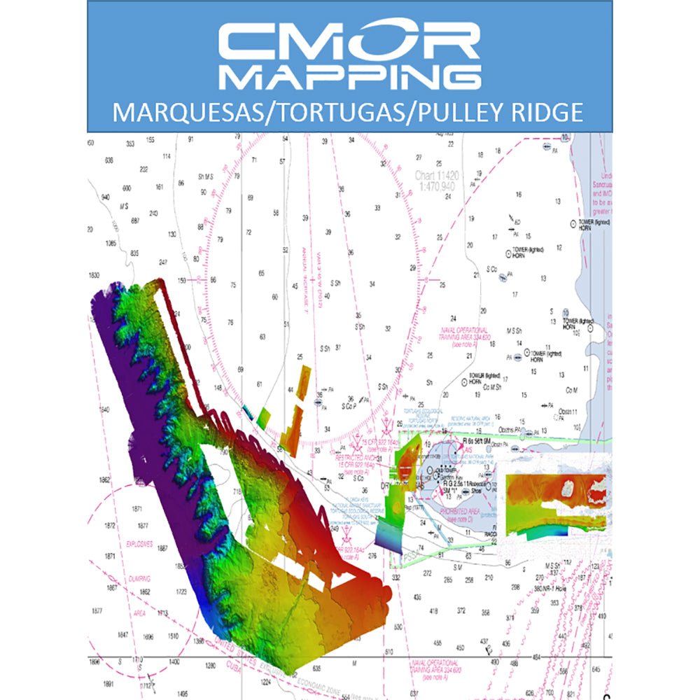CMOR Mapping Marquesas, Tortugas, Pulley Ridge f/Raymarine - MQTT002R - CW75679 - Avanquil